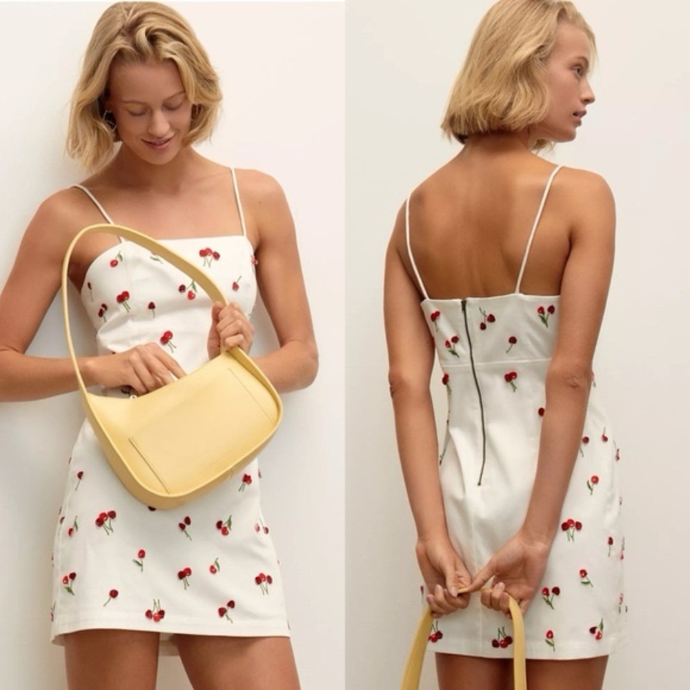 Anthropologie The Brynne 3D Spaghetti-Strap Dress by Maeve